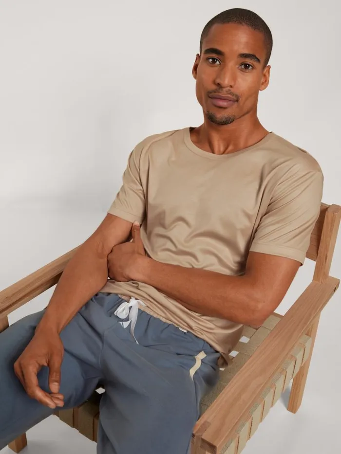 CALIDA Shirts Tshirt Cradle To Cradle Certified Irish Cream 8211 Men