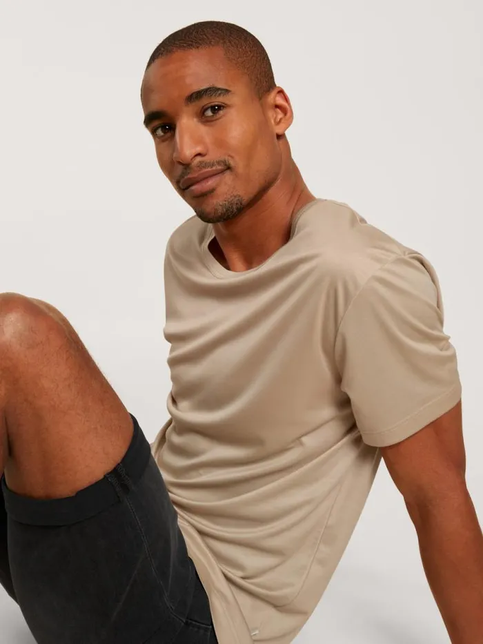 CALIDA Shirts Tshirt Cradle To Cradle Certified Irish Cream 8211 Men