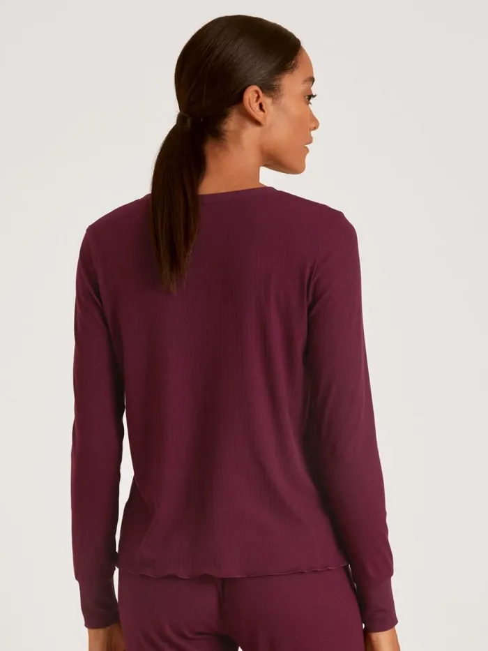 CALIDA Show All Shirt Longsleeve English Red 8211 Women