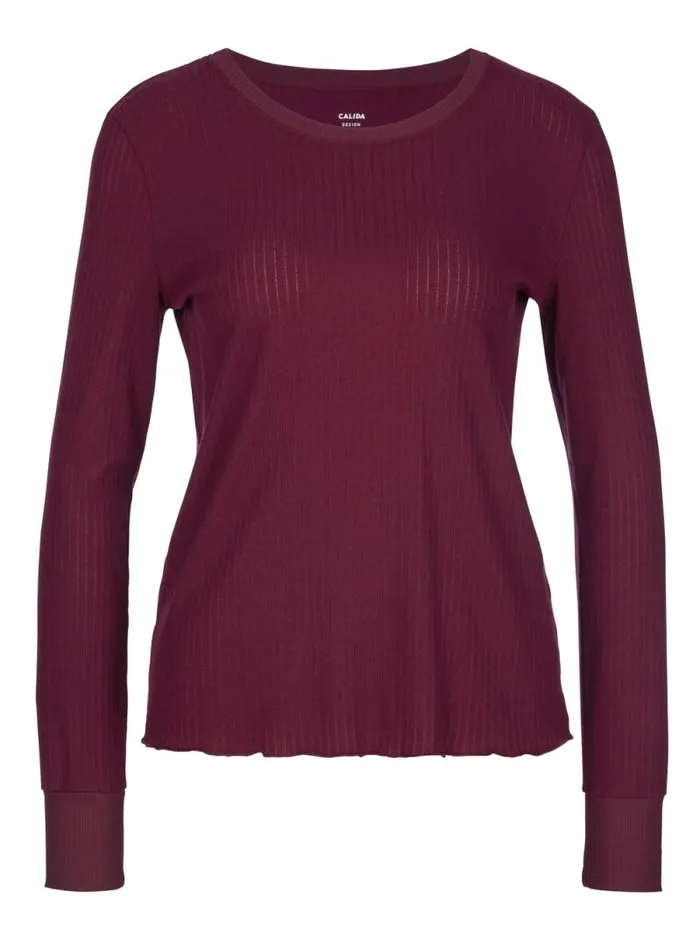 CALIDA Show All Shirt Longsleeve English Red 8211 Women