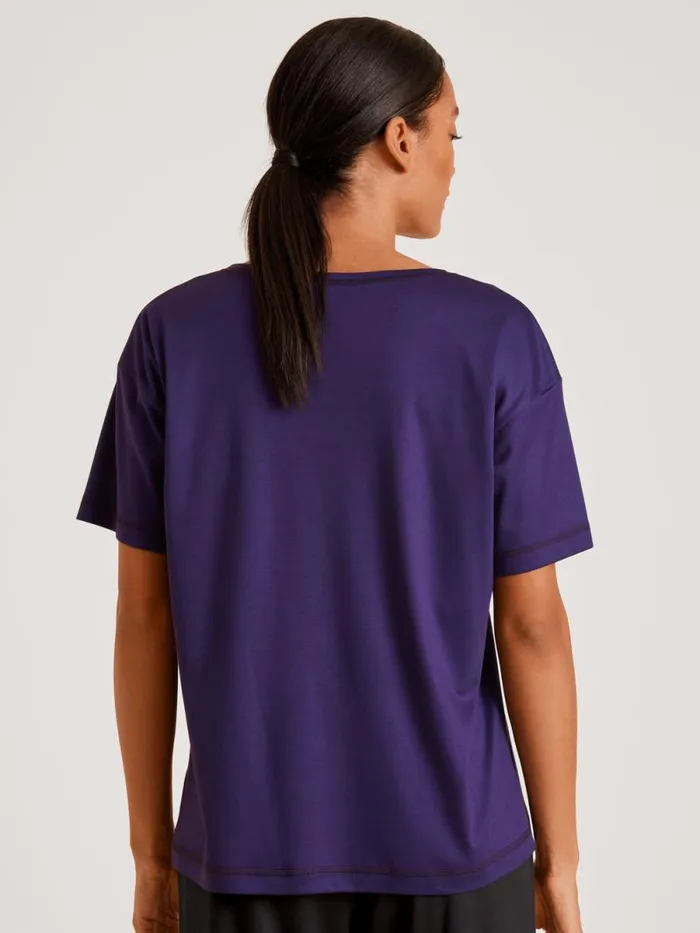 CALIDA Show All Shirt Short Sleeve Cradle To Cradle Certified Parachute Purple 8211 Women