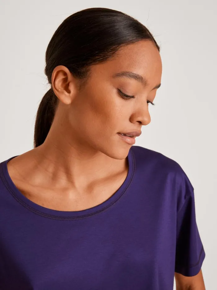 CALIDA Show All Shirt Short Sleeve Cradle To Cradle Certified Parachute Purple 8211 Women