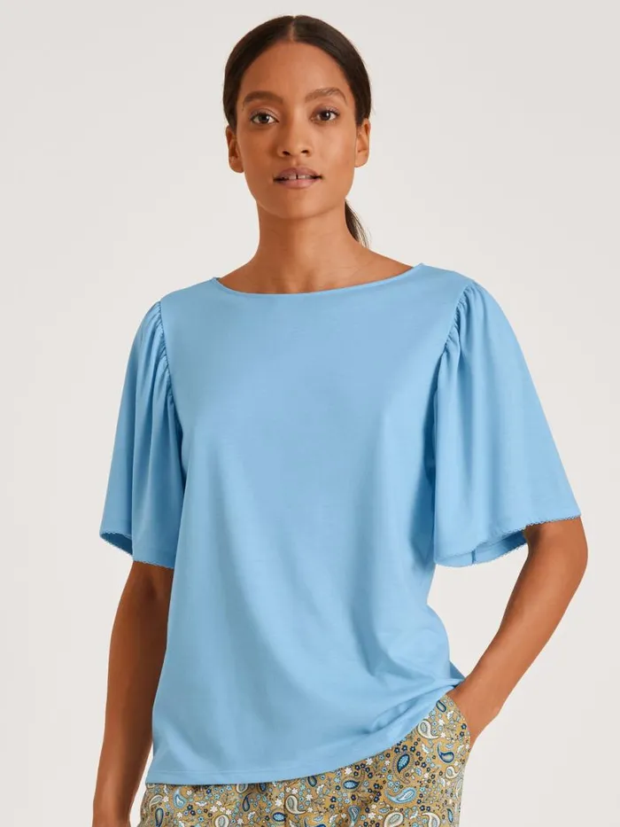 CALIDA Show All Shirt Short Sleeve Placid Blue 8211 Women