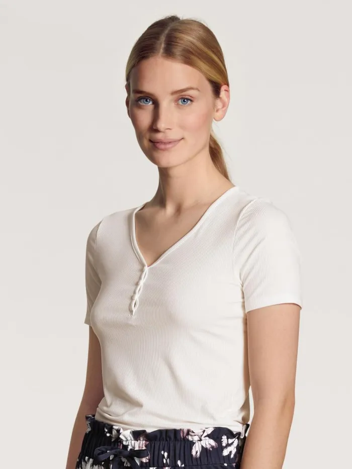 CALIDA Show All Shirt Short Sleeve Star White 8211 Women