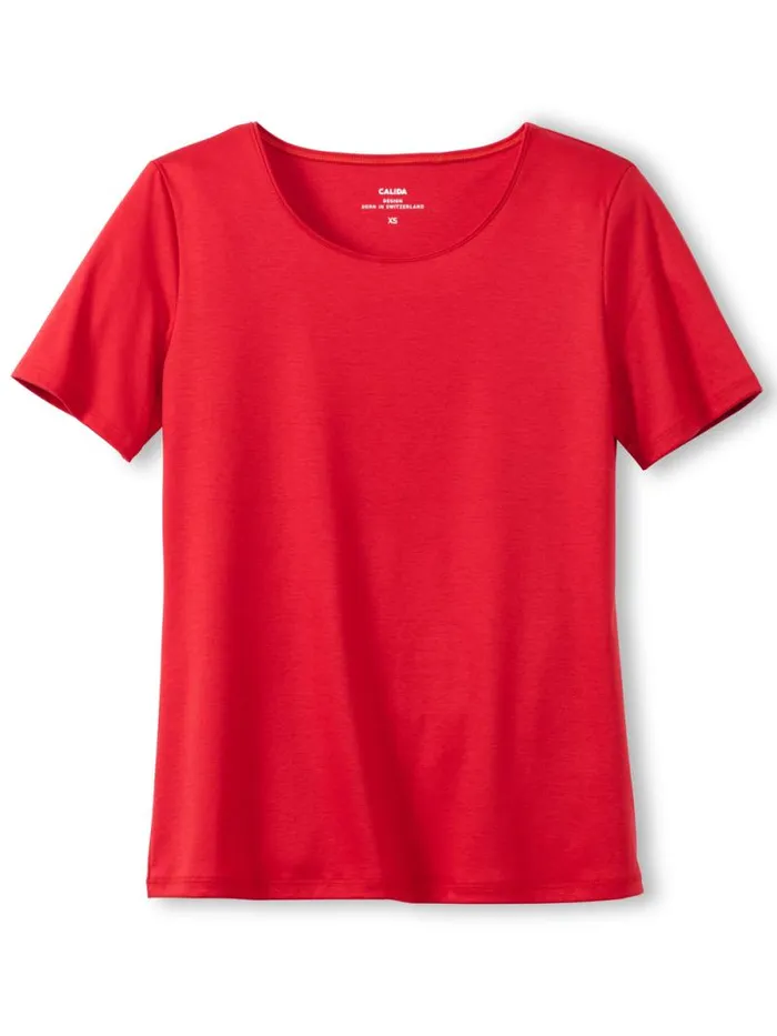 CALIDA Show All Shirt Short Sleeve Summer Red 8211 Women