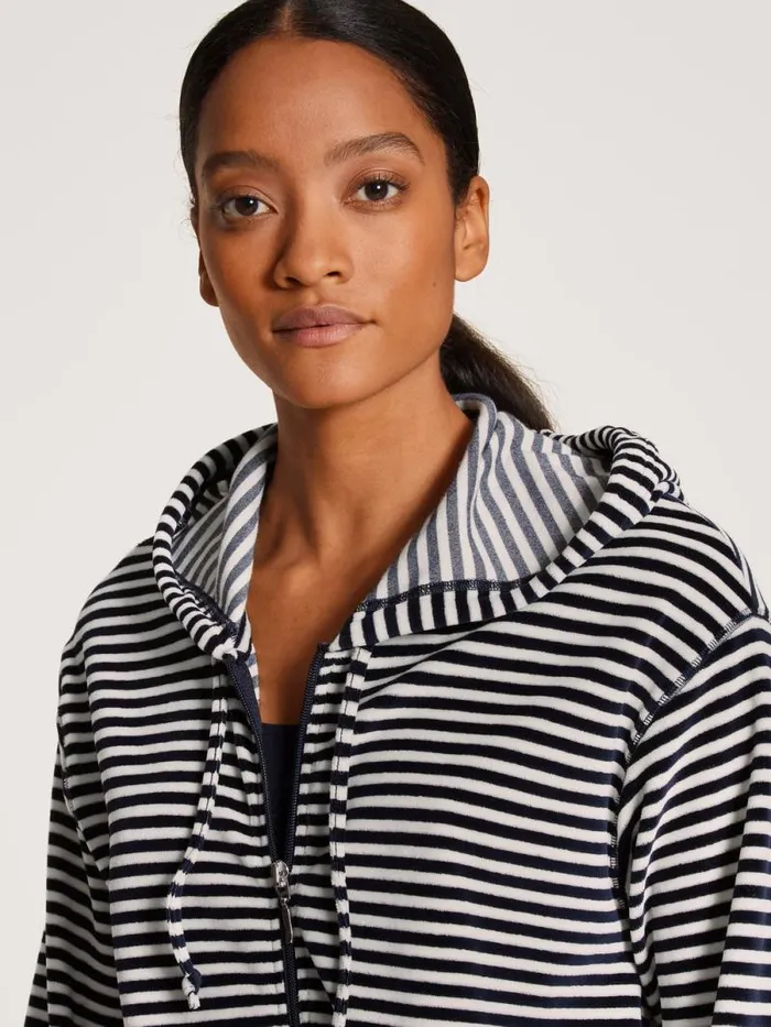 CALIDA Sweatshirts and Jackets Jacket Dark Lapis Blue 8211 Women