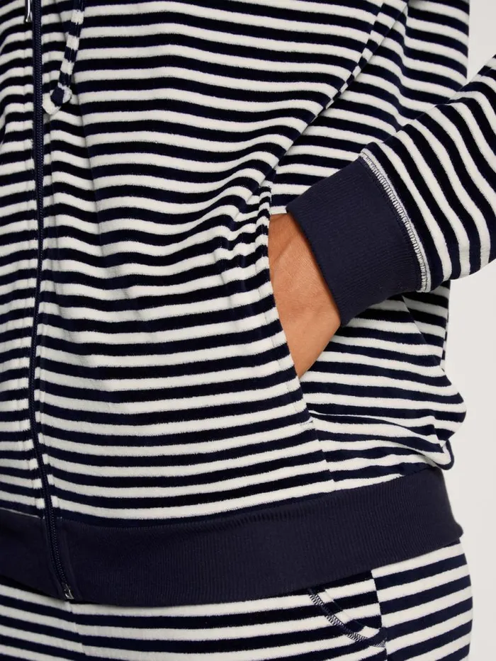 CALIDA Sweatshirts and Jackets Jacket Dark Lapis Blue 8211 Women