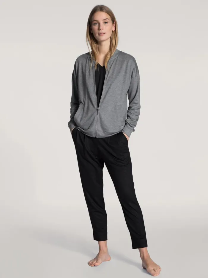 CALIDA Sweatshirts and Jackets Jacket Urban Grey Mele 8211 Women
