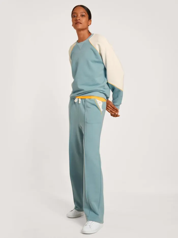 CALIDA Sweatshirts and Jackets Sweatshirt Cradle To Cradle Certified Blue Satin 8211 Women
