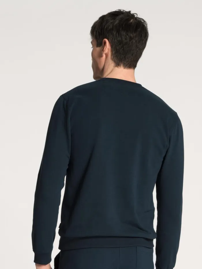 CALIDA Sweatshirts and Jackets Sweatshirt Dark Sapphire 8211 Men