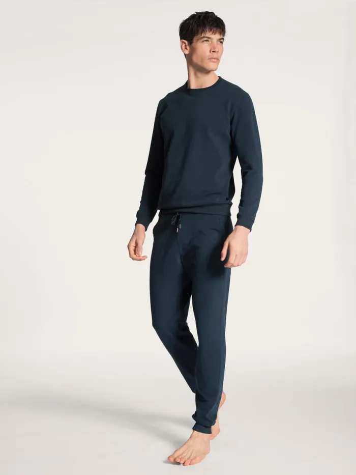 CALIDA Sweatshirts and Jackets Sweatshirt Dark Sapphire 8211 Men