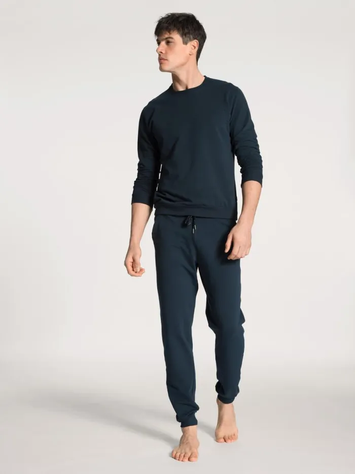 CALIDA Sweatshirts and Jackets Sweatshirt Dark Sapphire 8211 Men