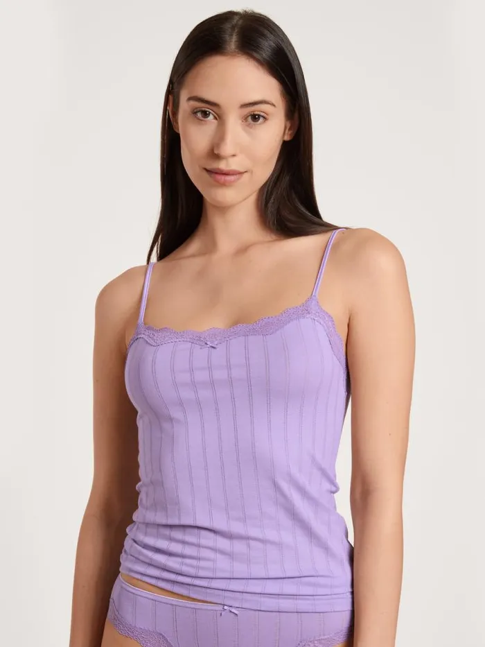 CALIDA Tops Spaghetti Top Digital Lavender 8211 Women