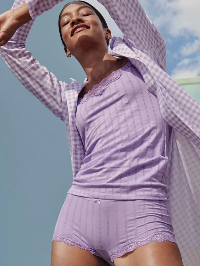 CALIDA Tops Spaghetti Top Digital Lavender 8211 Women