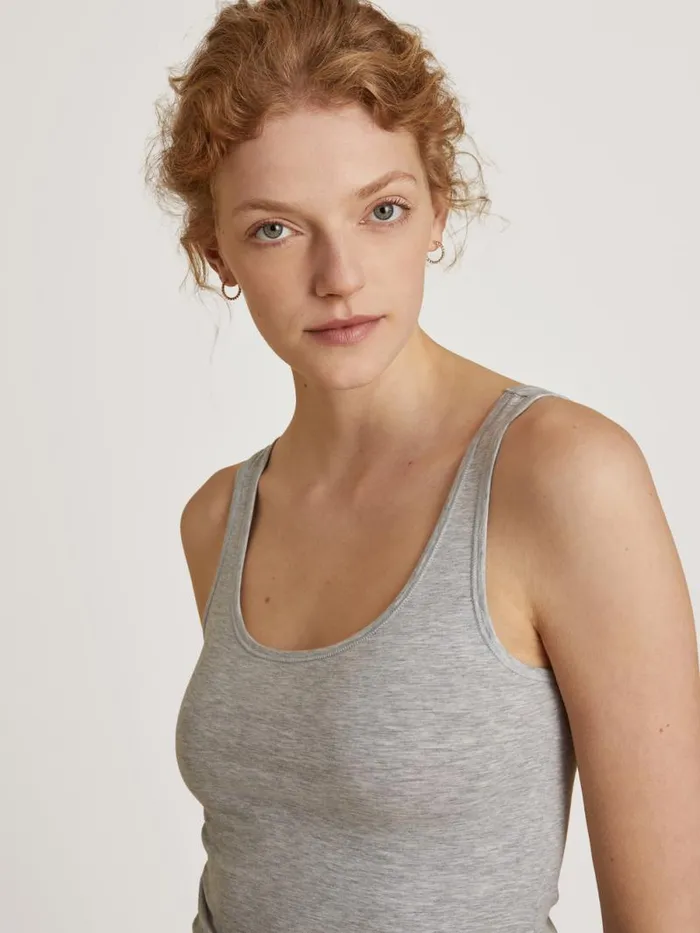 CALIDA Tops Tank Top Grey Melange 8211 Women