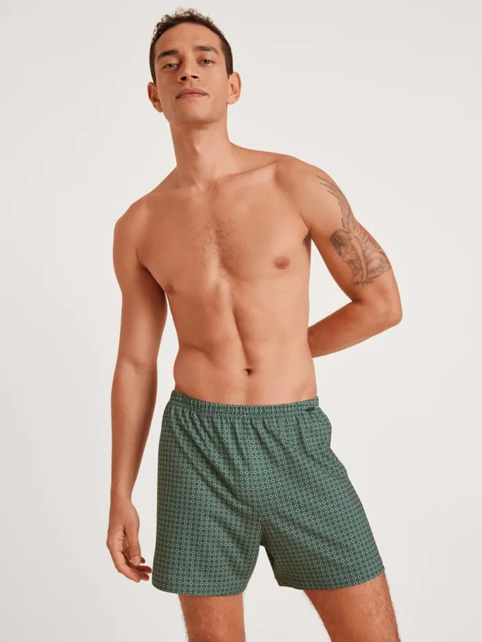 CALIDA Underpants Boxer Shorts Dark Glen 8211 Men