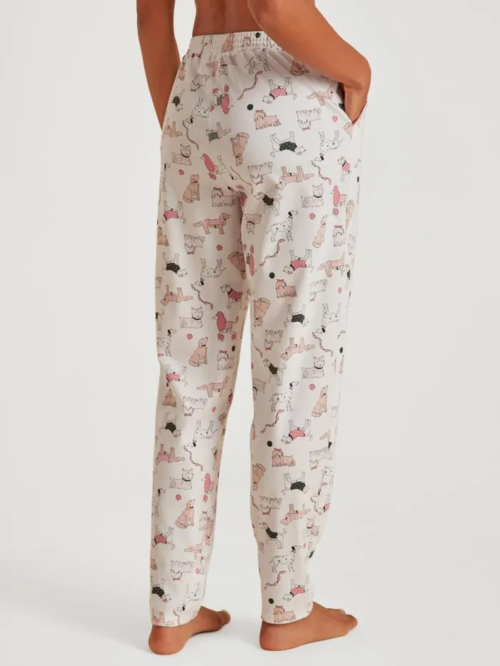CALIDA Warming Nightwear Pants Star White 8211 Women