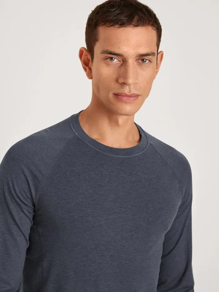 CALIDA Warming Nightwear Shirt Longsleeve Anthrazit 8211 Men