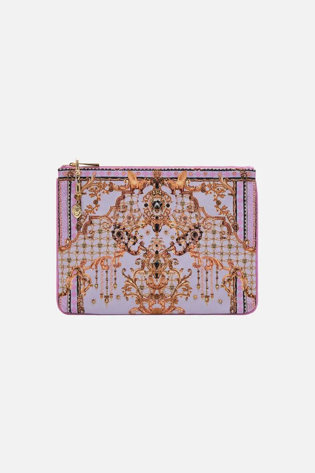 Camilla Bags Small Canvas Clutch Lavender Ever After 8211 Accessories