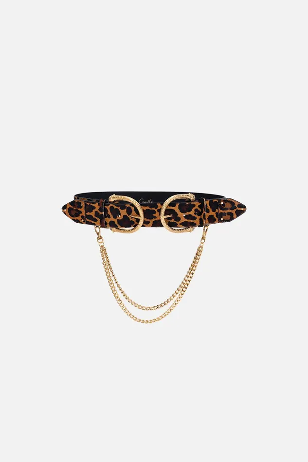 Camilla Belts Double Leopard Buckle Belt Whats New Pussycat 8211 Accessories