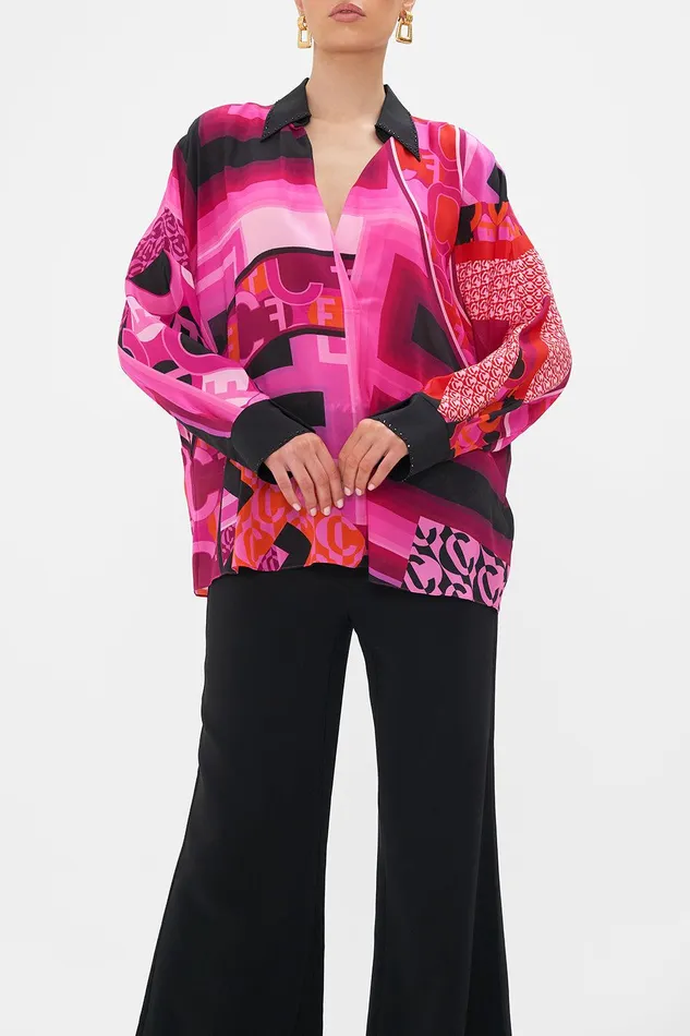 Camilla Blouses and Shirts Wing Collar Blouse Ciao Palazzo 8211 Womens Camilla Blouses and Shirts Wing Collar Blouse Ciao Palazzo 8211 Womens