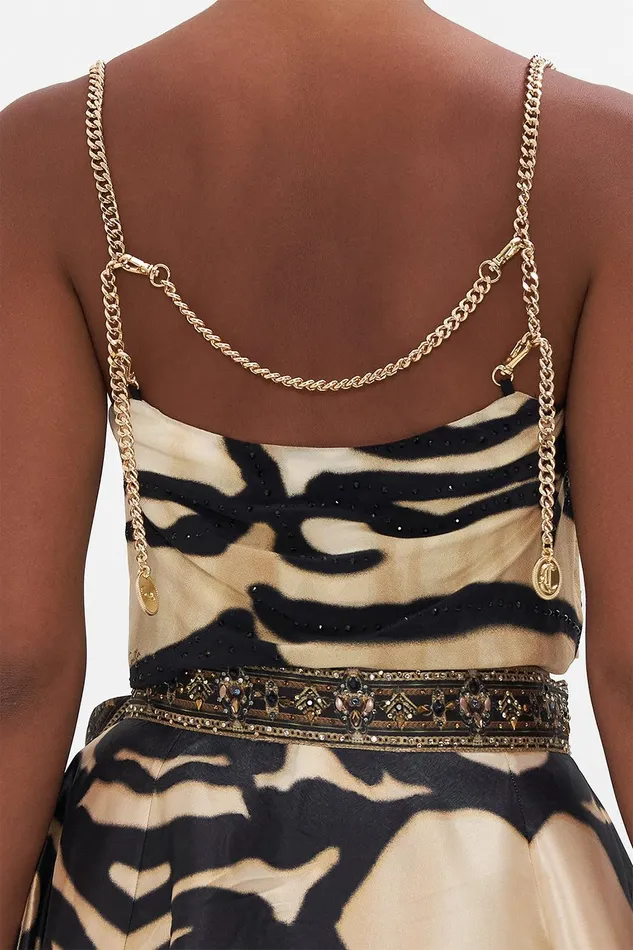 Camilla Cami Tops Bias Crop Cami Tame My Tiger 8211 Womens Camilla Cami Tops Bias Crop Cami Tame My Tiger 8211 Womens