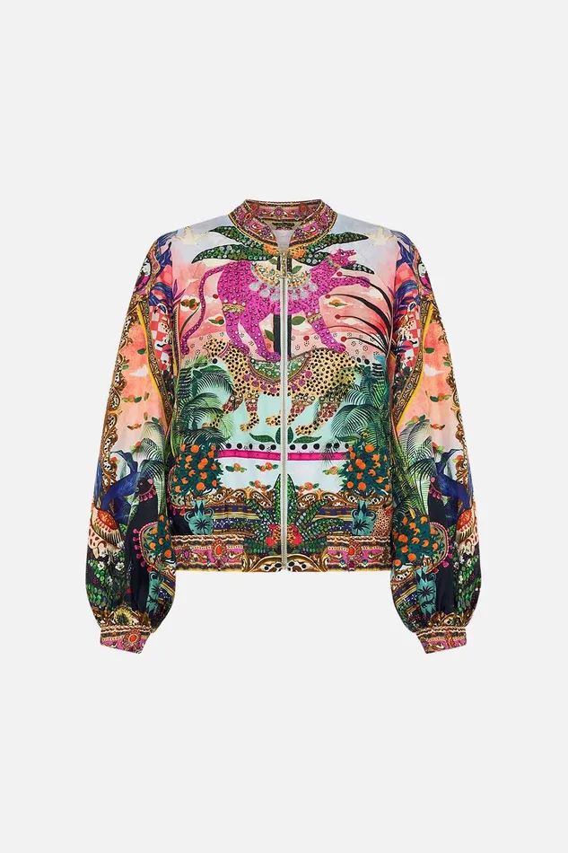 Camilla Jackets Bomber Jacket With Shirred Cuff Alessandros Atlantis 8211 Womens Camilla Jackets Bomber Jacket With Shirred Cuff Alessandros Atlantis 8211 Womens