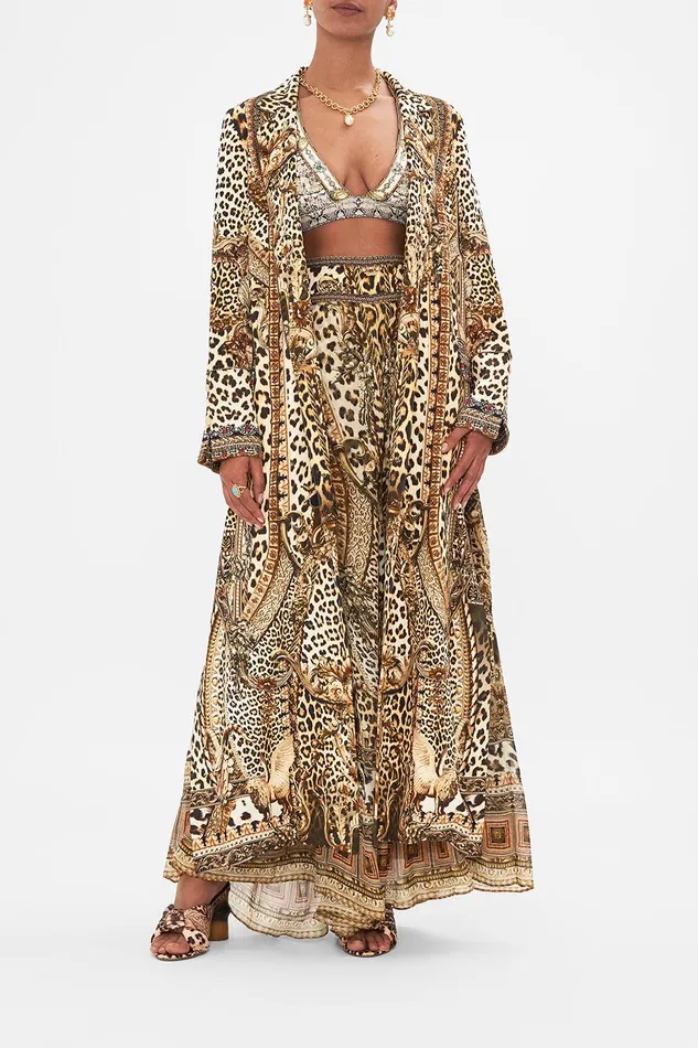 Camilla Jackets Cuffed Side Split Coat Standing Ovation 8211 Womens