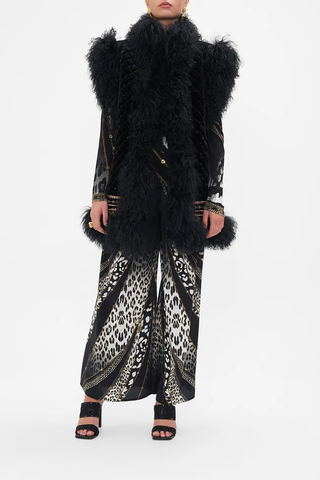 Camilla Jackets Oversized Faux Fur Gilet Untamed Royalty 8211 Womens