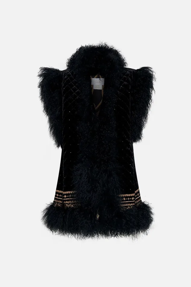 Camilla Jackets Oversized Faux Fur Gilet Untamed Royalty 8211 Womens Camilla Jackets Oversized Faux Fur Gilet Untamed Royalty 8211 Womens