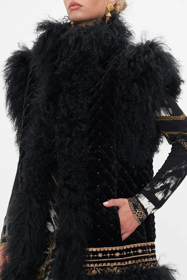 Camilla Jackets Oversized Faux Fur Gilet Untamed Royalty 8211 Womens Camilla Jackets Oversized Faux Fur Gilet Untamed Royalty 8211 Womens
