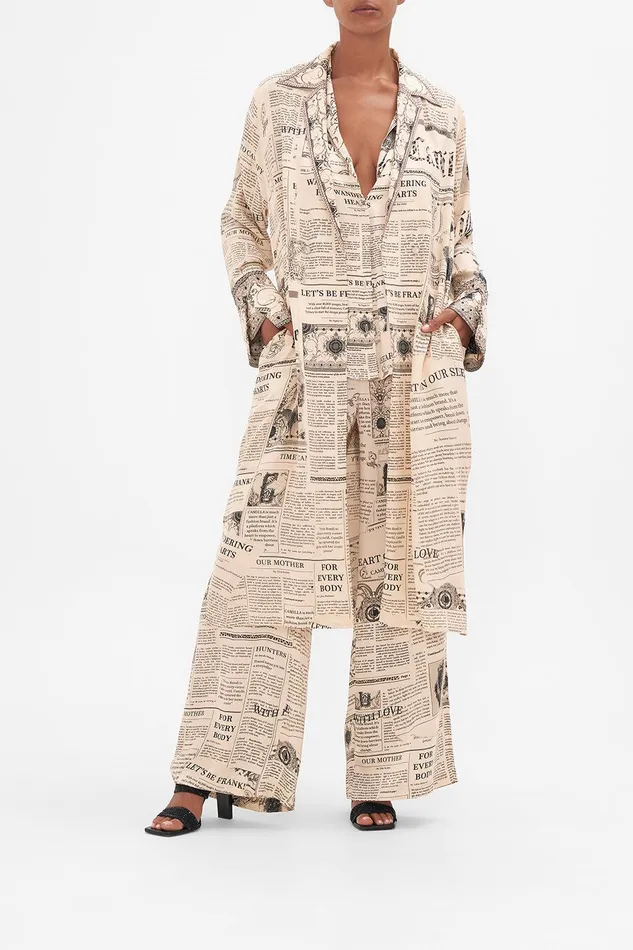 Camilla Jackets Split Cuff Soft Coat Fame Fever 8211 Womens