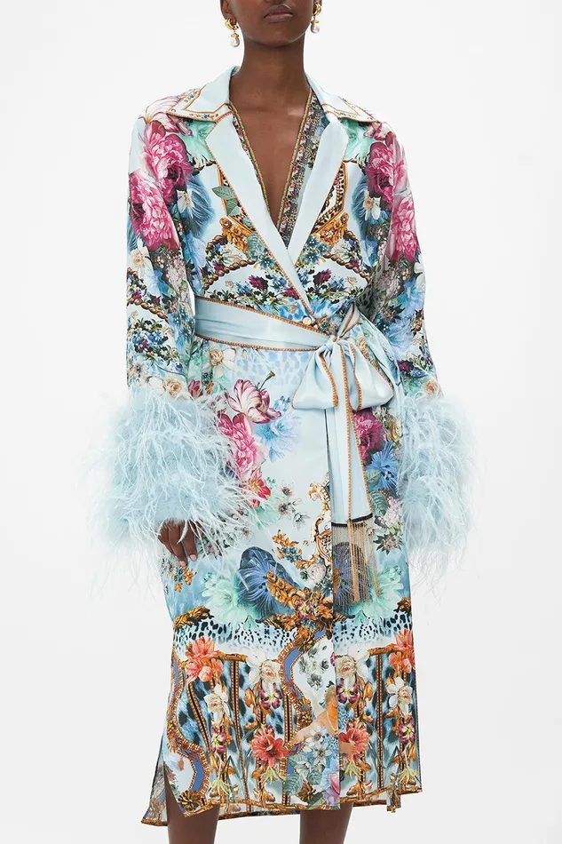 Camilla Jackets Split Cuff Soft Coat With Feathers Letters To Leo 8211 Womens Camilla Jackets Split Cuff Soft Coat With Feathers Letters To Leo 8211 Womens