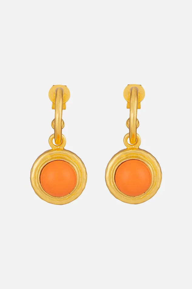 Camilla Jewellery Kameo Orange Coral Stone Earrings Multi 8211 Accessories Camilla Jewellery Kameo Orange Coral Stone Earrings Multi 8211 Accessories