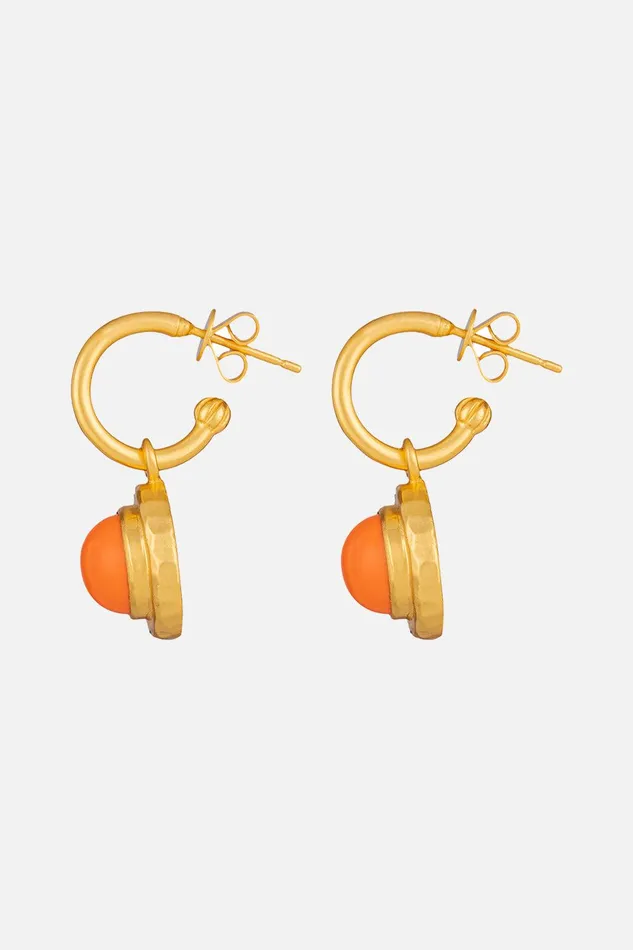 Camilla Jewellery Kameo Orange Coral Stone Earrings Multi 8211 Accessories Camilla Jewellery Kameo Orange Coral Stone Earrings Multi 8211 Accessories