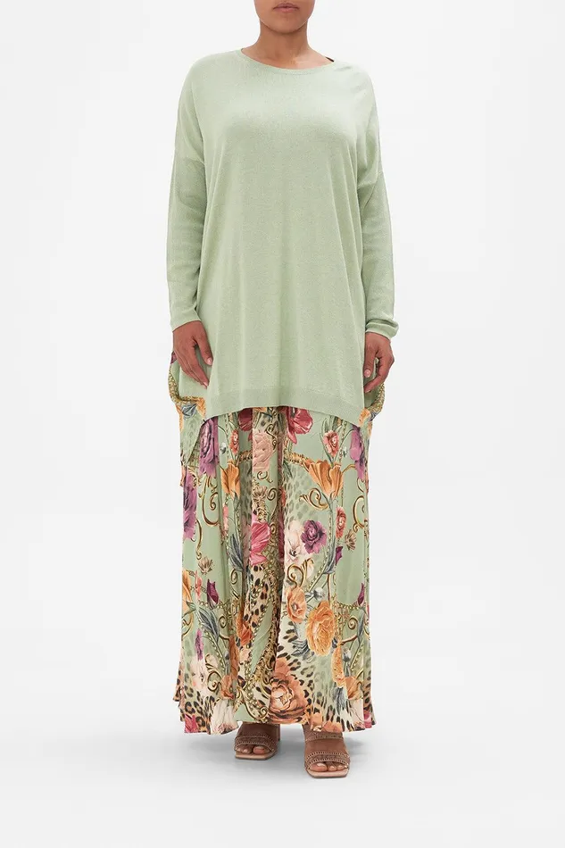 Camilla Knitwear Long Sleeve Jumper With Print Back Grow And Glow 8211 Womens