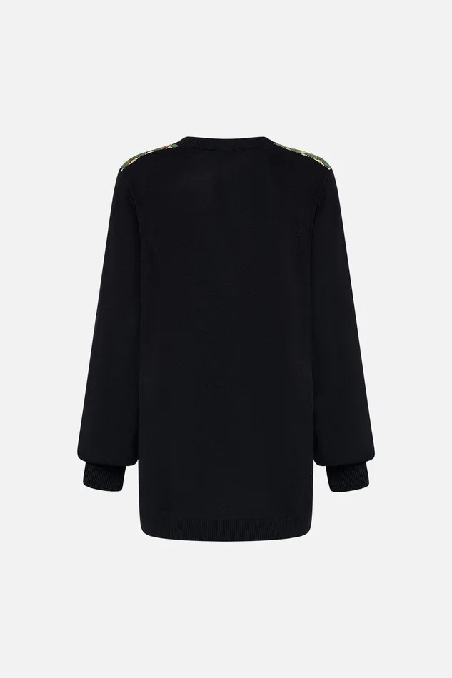 Camilla Knitwear V Neck Silk Front Jumper Jealousy And Jewels 8211 Womens Camilla Knitwear V Neck Silk Front Jumper Jealousy And Jewels 8211 Womens