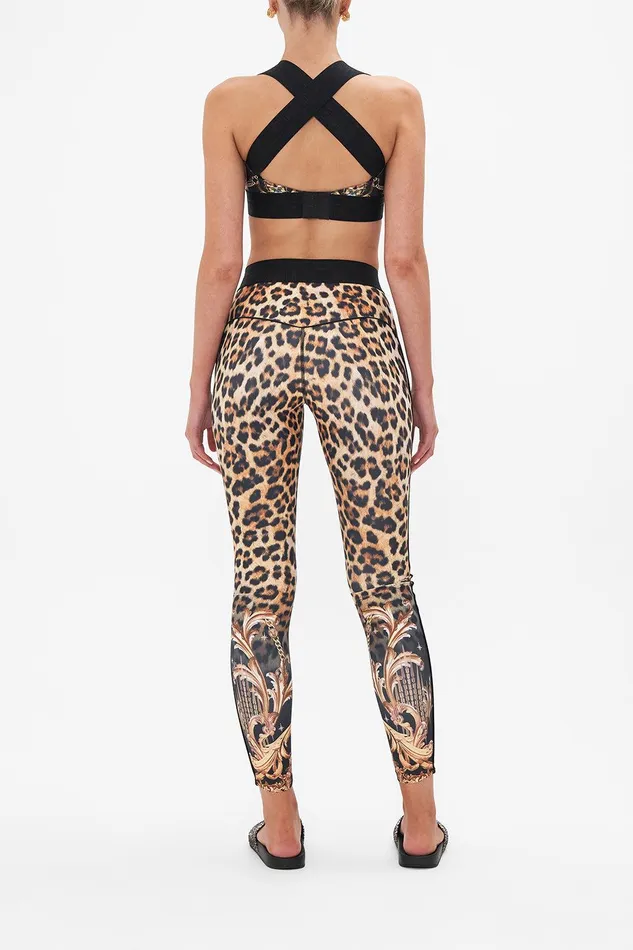 Camilla Leggings Jacquard Elastic Waist Legging With Piping Running In The Wild 8211 WomensAccessories Camilla Leggings Jacquard Elastic Waist Legging With Piping Running In The Wild 8211 WomensAccessories