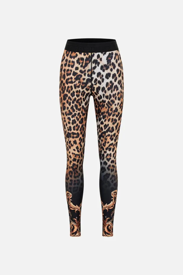 Camilla Leggings Jacquard Elastic Waist Legging With Piping Running In The Wild 8211 WomensAccessories Camilla Leggings Jacquard Elastic Waist Legging With Piping Running In The Wild 8211 WomensAccessories