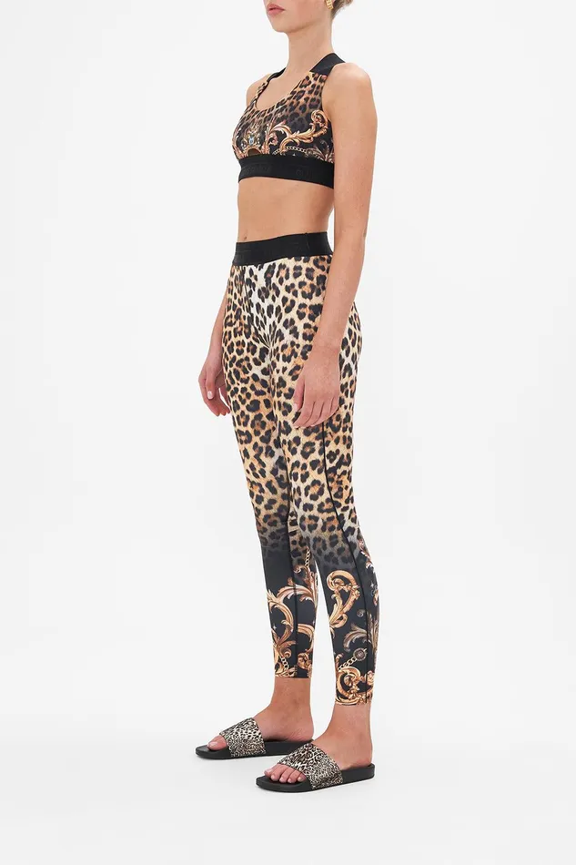 Camilla Leggings Jacquard Elastic Waist Legging With Piping Running In The Wild 8211 WomensAccessories Camilla Leggings Jacquard Elastic Waist Legging With Piping Running In The Wild 8211 WomensAccessories