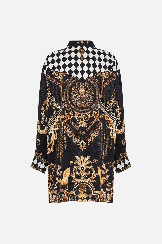 Camilla Matching Sets Long Line Shirt With Yoke And Button Detail Duomo Dynasty 8211 Womens Camilla Matching Sets Long Line Shirt With Yoke And Button Detail Duomo Dynasty 8211 Womens