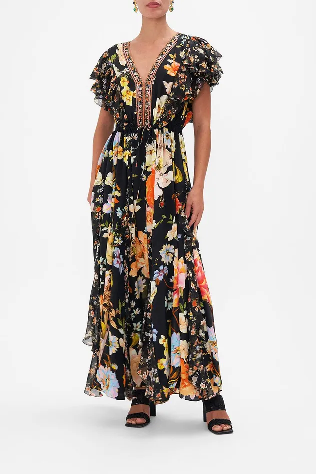 Camilla Maxi Dresses All Over Ruffle Dress Secret History 8211 Womens