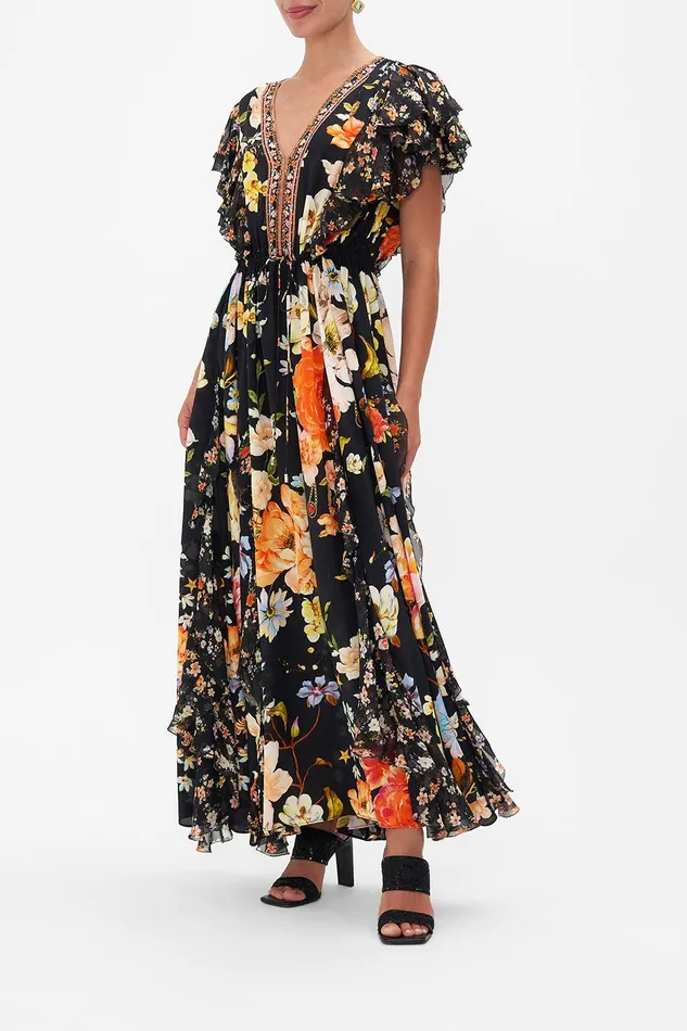 Camilla Maxi Dresses All Over Ruffle Dress Secret History 8211 Womens Camilla Maxi Dresses All Over Ruffle Dress Secret History 8211 Womens
