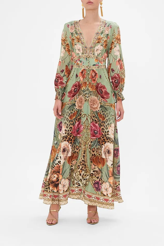 Camilla Maxi Dresses Button Dress With Shaped Waistband Grow And Glow 8211 Womens Camilla Maxi Dresses Button Dress With Shaped Waistband Grow And Glow 8211 Womens