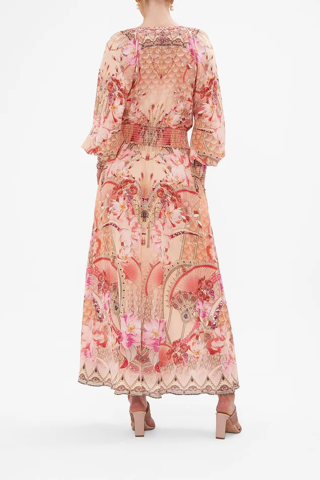 Camilla Maxi Dresses Dress With Shirred Waist And Cuff Adore Me 8211 Womens Camilla Maxi Dresses Dress With Shirred Waist And Cuff Adore Me 8211 Womens