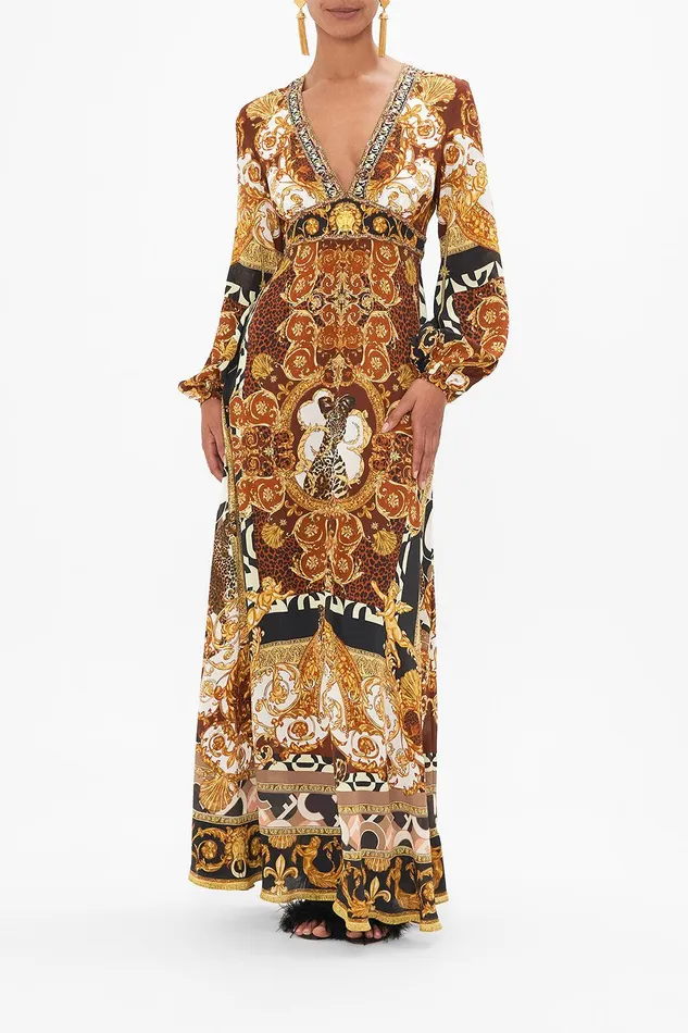 Camilla Maxi Dresses Printed Lantern Sleeve Dress Feeling Fresco 8211 Womens Camilla Maxi Dresses Printed Lantern Sleeve Dress Feeling Fresco 8211 Womens