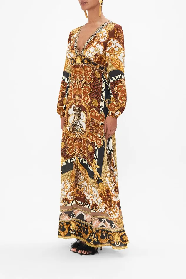 Camilla Maxi Dresses Printed Lantern Sleeve Dress Feeling Fresco 8211 Womens Camilla Maxi Dresses Printed Lantern Sleeve Dress Feeling Fresco 8211 Womens