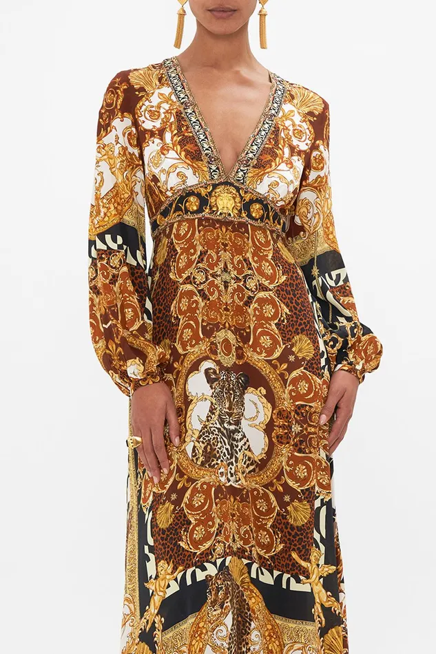 Camilla Maxi Dresses Printed Lantern Sleeve Dress Feeling Fresco 8211 Womens Camilla Maxi Dresses Printed Lantern Sleeve Dress Feeling Fresco 8211 Womens