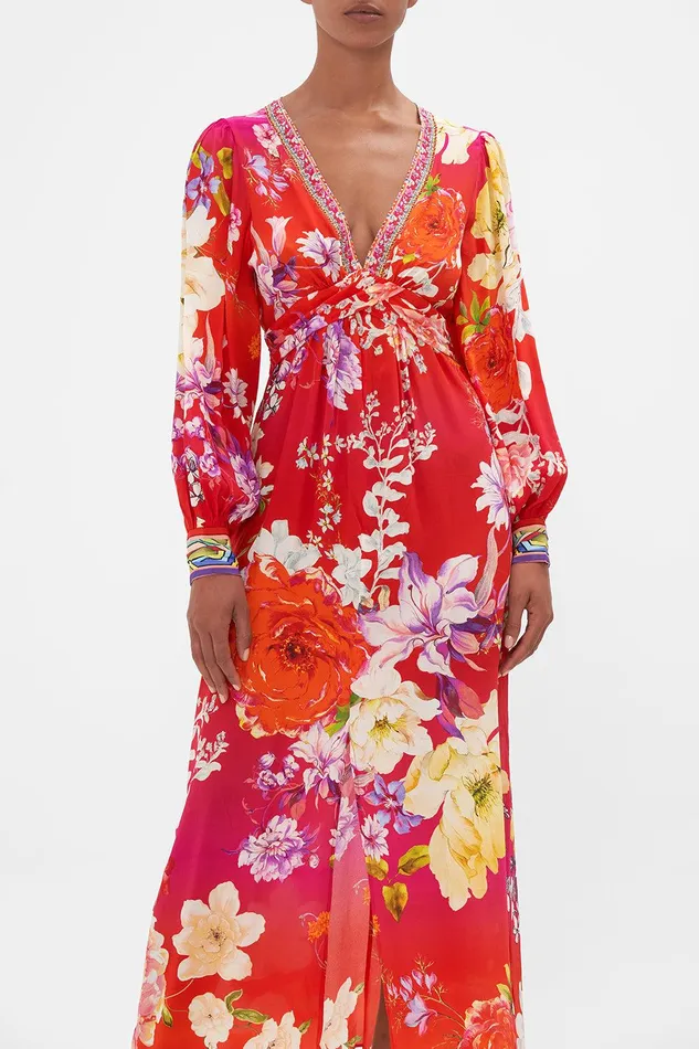 Camilla Maxi Dresses Twist Front Long Dress Kiss And Tell 8211 Womens Camilla Maxi Dresses Twist Front Long Dress Kiss And Tell 8211 Womens