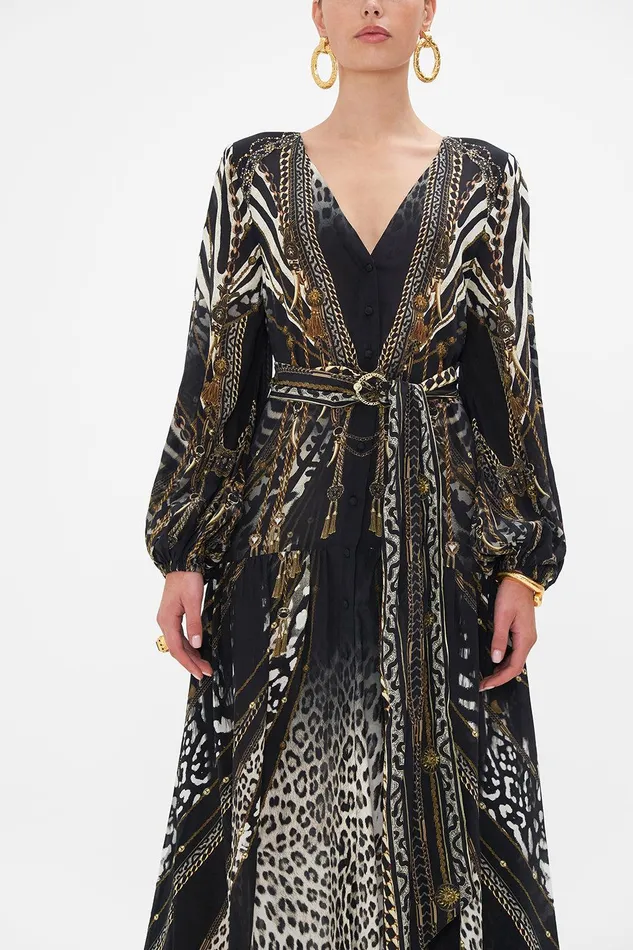 Camilla Maxi Dresses V Neck Dress With Belt Untamed Royalty 8211 Womens Camilla Maxi Dresses V Neck Dress With Belt Untamed Royalty 8211 Womens